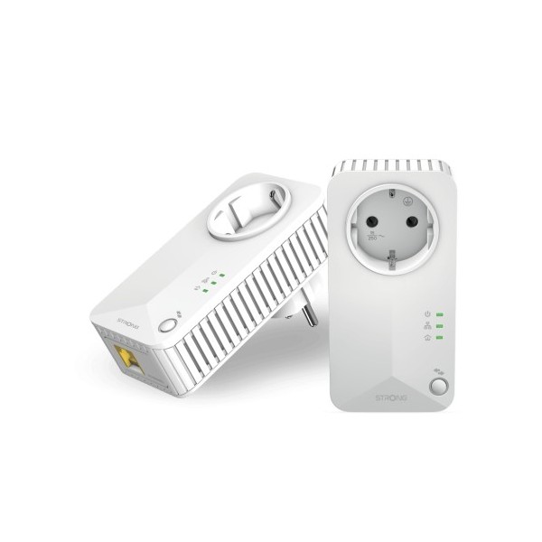 Comprar STRONG 1392921 Strong Powerline 600 Duo 600 Mbit/s Ethernet Blanco 2 pieza(s) POWERL600DUOEUV2