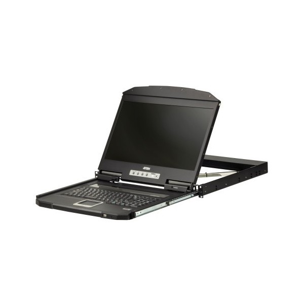 Aten 1391854 CL3100NX-ATA-SG ATEN CL3100NX KVM Switch Preto Preto Conjunto