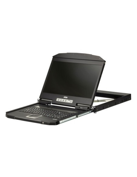 Comprar ATEN 1391854 ATEN CL3100NX interruptor KVM Montaje en rack Negro CL3100NX-ATA-SG