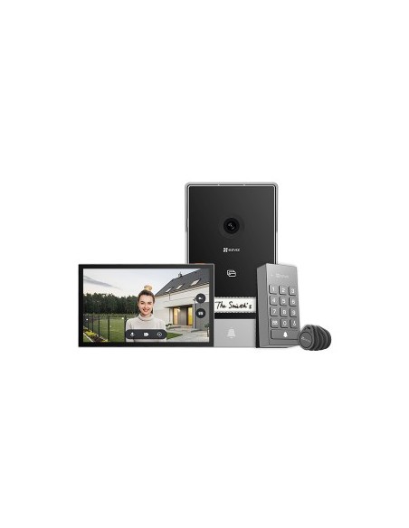 EZVIZ 1391256 CS-TP7-R100-1W2TFC EZVIZ TP7 Sistema de Intercomunicação de Vídeo 17,8 cm (7 ") Preto, Cinza