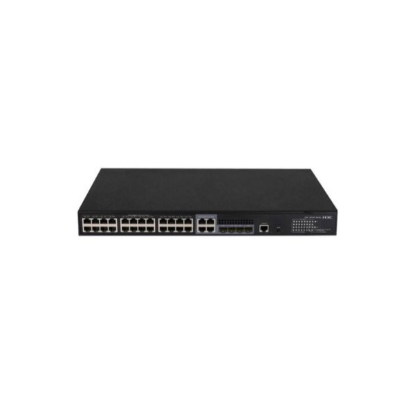 H3C 1386448 9801NE H3C S5130S-28S-PWR-EI L2 Interruptor Ethernet com portas PoE + 10/100 / 1000Base-T (AC 185W) e base de 4 * 1g