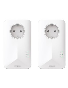 Forte 1390399 PowerL1000EUV2 Forte Powerline 1000 Kit 1000 Mbit / s Ethernet Branco 2 Parte (s)