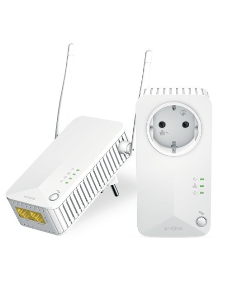 Comprar STRONG 1390398 Strong Powerline Wi-Fi 600 Kit 600 Mbit/s Ethernet Wifi Blanco POWERLWF600DUOEUV2