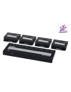 Comprar ATEN 1385139 ATEN 4-PORT 4K HDMI CAT 6 SPLITTER WITH 4 RECEIVERS KIT, WITH LOCAL HDMI OUTPUT, IR RECEIVERS, AND POC VS18