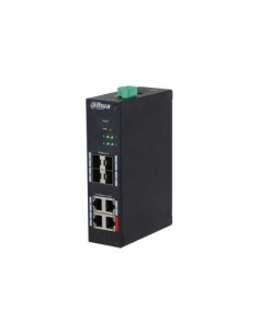 Dahua 1383956 1.0.01.20.11324 (DH-HS4408-4ET-96) Dahua Switch4 Ports 10/100 + 4SFP Gigabit 96W Managed L2 Harded Poe