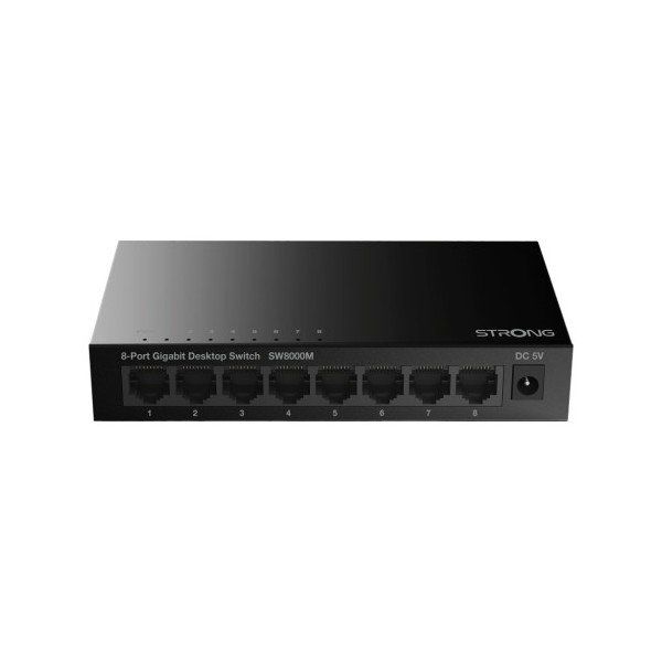 Strong 1382199 SW8000M Strong Sw8000m Switch Gigabit Ethernet (10/100/1000) Preto