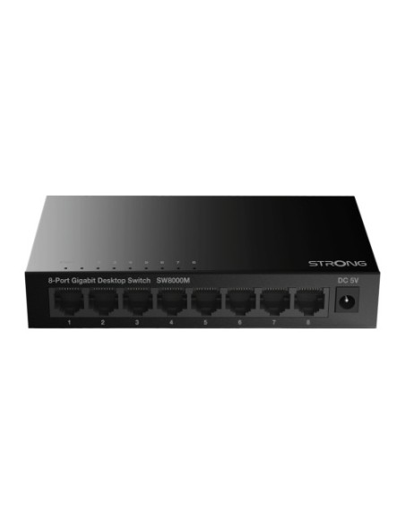 Comprar STRONG 1382199 Strong SW8000M switch Gigabit Ethernet (10/100/1000) Negro SW8000M