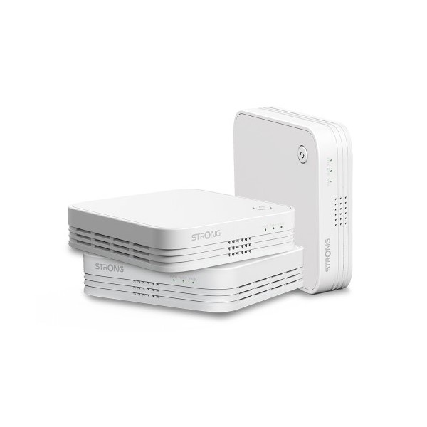Comprar STRONG 1382185 Strong WI-FI MESH HOME TRIO PACK 1200 Doble banda (2,4 GHz / 5 GHz) Wi-Fi 5 (802.11ac) Blanco 3 Interno W
