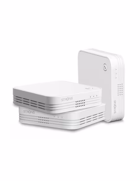Comprar STRONG 1382185 Strong WI-FI MESH HOME TRIO PACK 1200 Doble banda (2,4 GHz / 5 GHz) Wi-Fi 5 (802.11ac) Blanco 3 Interno W
