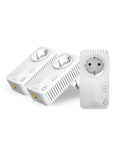 Forte 1382183 PL600Triev2 Forte Powerline 600 Pacote Triplo EU V2 600 Mbit / s Ethernet Ethernet Branco 3 Parte (s)