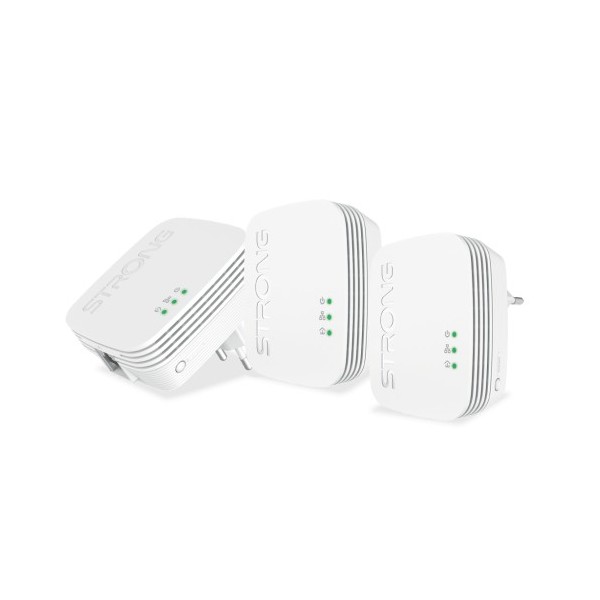 Comprar STRONG 1382178 Strong Powerline 600 Triple Pack Mini 600 Mbit/s Ethernet Blanco 3 pieza(s) PL600TRIMINI