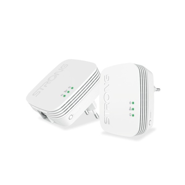 Forte 1382177 PowerL600Duini Forte PowerL600Duini Adaptador de rede Powerline 600 Mbit / s Ethernet Branco 2 Parte (s)