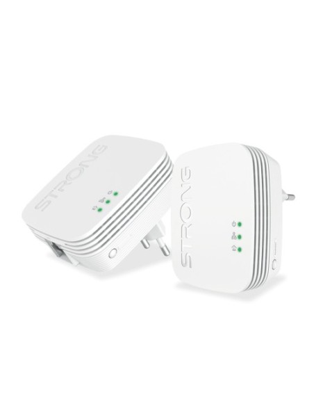 Comprar STRONG 1382177 Strong POWERL600DUOMINI adaptador de red PowerLine 600 Mbit/s Ethernet Blanco 2 pieza(s) POWERL600DUOMINI