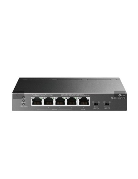 TP-Link 1378330 TL-SG1005P-PD TP-Link Switch de coleta de 5 portas com 1 porta de entrada PoE ++ e 4 portas PoE +