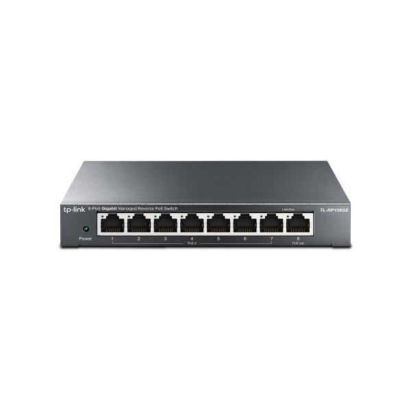 Comprar TP-LINK 1378329 TP-Link TL-RP108GE switch Gestionado L2 Gigabit Ethernet (10/100/1000) Energía sobre Ethernet (PoE) Negr
