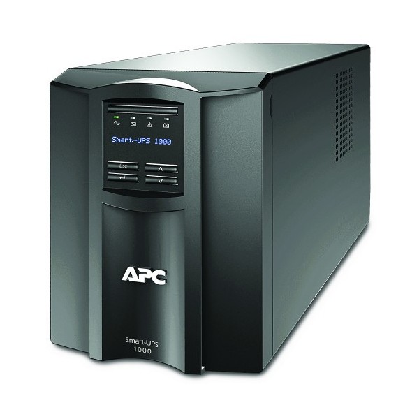 APC 1377744 SMT1000IC APC SMT1000IC Uninterruptible System (UPS) Linha interativa 1 KVA 700 W 8 Saídas CA