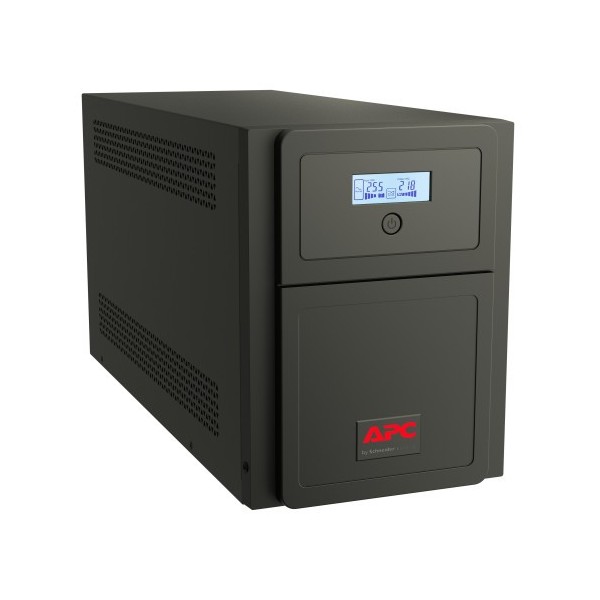 APC 1377701 SMV3000Cai APC Fácil UPS SMV Sistema de alimentação ininterrupta (UPS) Linha interativa 3 KVA 2100 W 6 Saídas AC