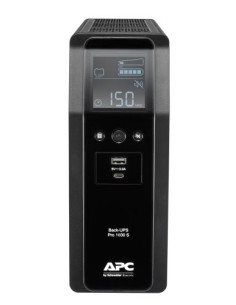 APC 1377675 BR1600SI APC BR1600SI Sistema de alimentação ininterrupta (UPS) Linha interativa 1.6 KVA 960 W 8 Saídas CA