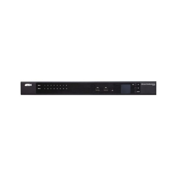 Aten 1376814 KG0016-AX-G ATEN KG0016-AX-G KVM Switch Montagem em Rack Black