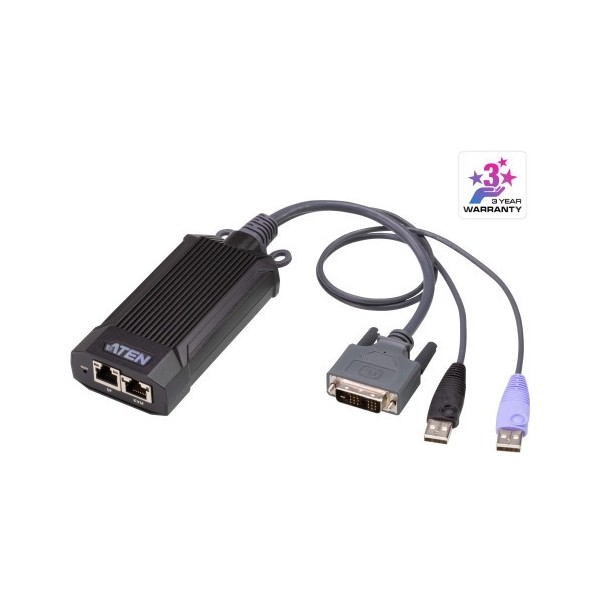 Comprar ATEN 1376809 ATEN KG6900T interruptor KVM Negro, Gris, Púrpura KG6900T-AX