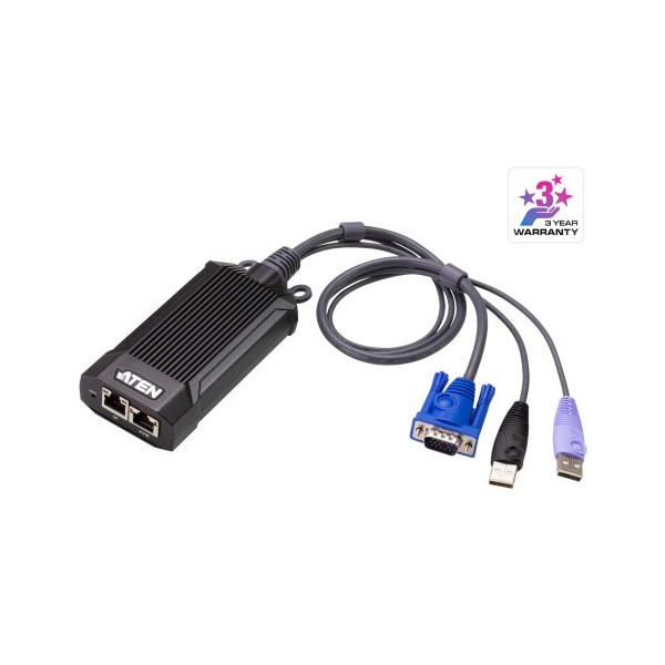 Aten 1376808 kg1900t-mach aten kg1900t kvm interruptor preto, azul, roxo