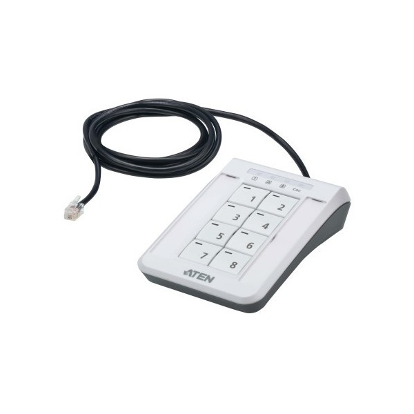Comprar ATEN 1374586 ATEN 2XRT-0021G otro dispositivo de entrada Teclado RJ-11 Negro, Gris, Blanco 2XRT-0021G