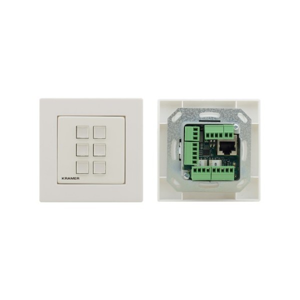 Kramer 1371401 30-804920690 Kramer Electronics RC-306 / EU-80/86 (W) Módulo digital e analógico I / O