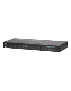Aten 1371259 CS1768-ATA-G ATEN Switch 8-Port USB DVI KVM com suporte periférico USB, modo de áudio e transmissão (CS1768-ATA-G)
