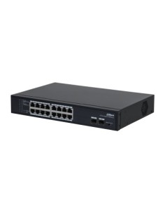 Dahua 1371240 1.0.01.20.10946 (DH-PFS3218-16GT-135) Dahua Switch L2 POE 16 portas + 2 Gigabit SFP