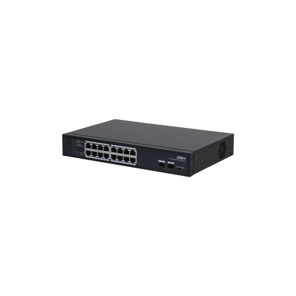Dahua 1371240 1.0.01.20.10946 (DH-PFS3218-16GT-135) Dahua Switch L2 POE 16 portas + 2 Gigabit SFP