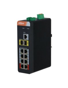Comprar DAHUA 1371204 (DH-IS4210-8GT-120) DAHUA SWITCH INDUSTRIAL L2 GESTIONABLE POE 2.0 WATCHDOG 8 PUERTOS + 2 GIGABIT SFP 1.0.