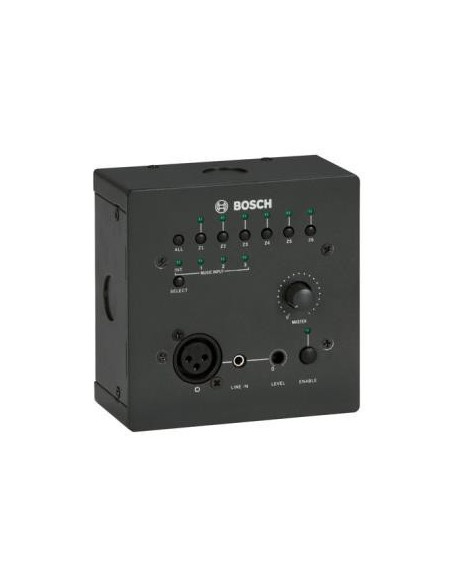 Bosch 1371006 PLN-4S6Z Bosch PLN-4S6Z Painel de parede remoto All-in-One, Música Ambiental, Endereçando o Controle e 