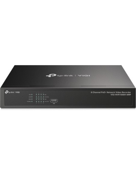TP-link 1369495 Vigi NVR1008H-8MP TP-Link Vigi NVR1008H-8MP Gravador de Vídeo (NVR) Preto