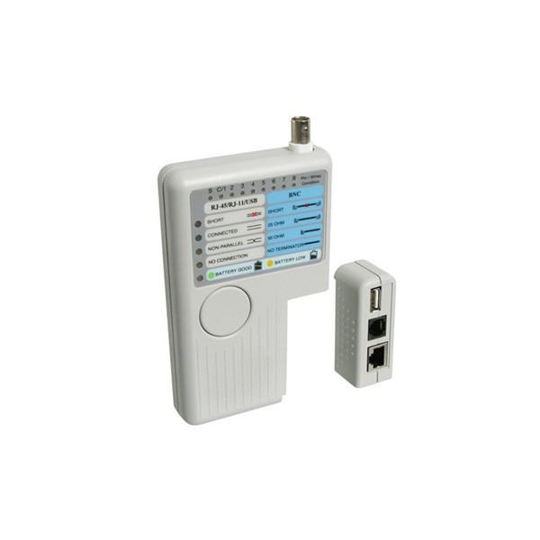 WP 52336 WPC-TST-002 WP WPC-TST-002 Verificador de Cabo de Rede Branco