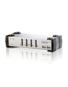 Aten 1368722 CS1734AC-at ATEN CS1734AC-at KVM Black, Silver Switch