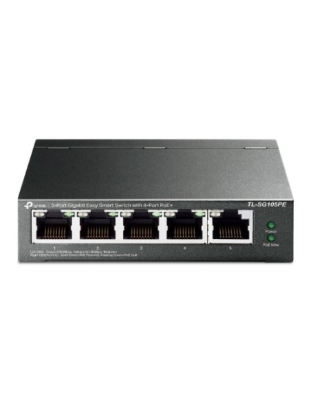 TP-link 1368294 TL-SG105PE TP-Link TL-SG105PE Managed Switch L2 Gigabit Ethernet (10/100/1000) Energia sobre Ethernet (PoE) n