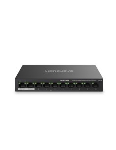 Comprar MERCUSYS 1367773 Mercusys MS110P switch Gestionado Fast Ethernet (10/100) Energía sobre Ethernet (PoE) Negro MS110P