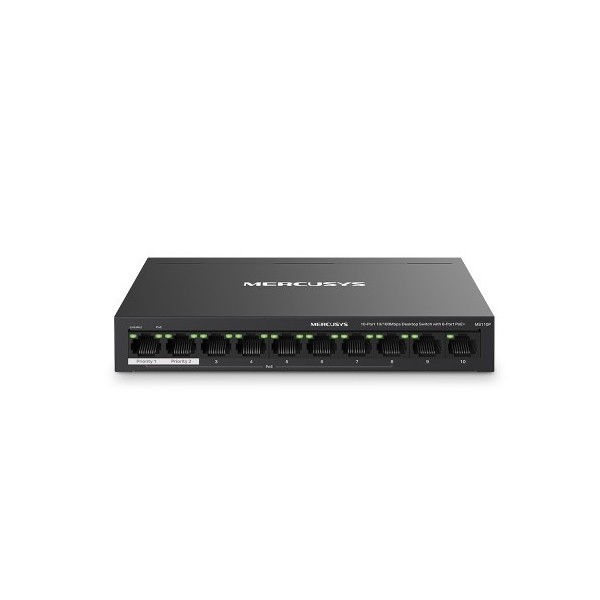 MERCUSES 1367773 MS110P MERCUSES MS110P MS110P Interruptor gerenciado Fast Ethernet (10/100) Energia sobre Ethernet (PoE) Preto