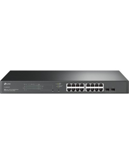 TP-Link 1366393 SG2218P TP-Link TL-SG2218P Switch L2 / L2 + Gigabit Ethernet (10/100/1000) Energia sobre Ethernet (PoE) 1U Preto