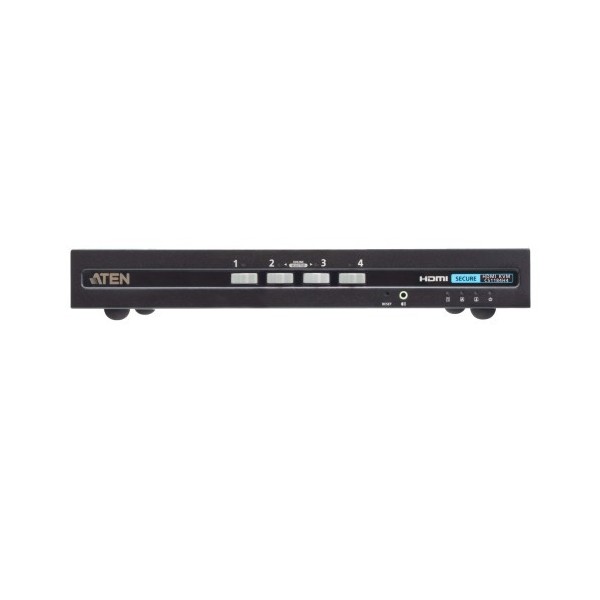 Comprar ATEN 1366373 ATEN Switch KVM de seguridad avanzada HDMI USB de 4 puertos (compatible con PSD PP v4.0) CS1184H4-AT-G