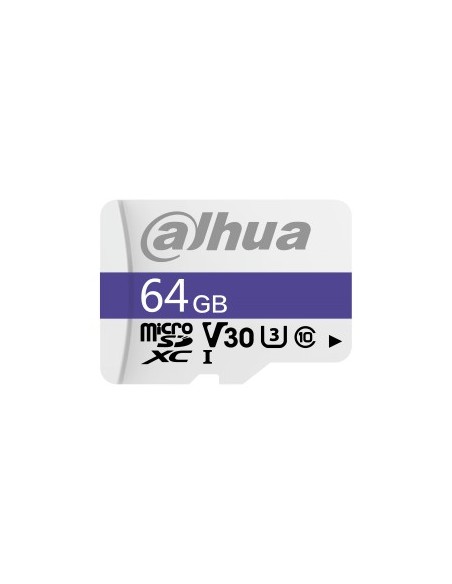 Comprar DAHUA 1365610 DAHUA MICROSD 64GB MICROSD CARD, READ SPEED UP TO 95 MB/S, WRITE SPEED UP TO 38 MB/S, SPEED CLASS C10, U3,