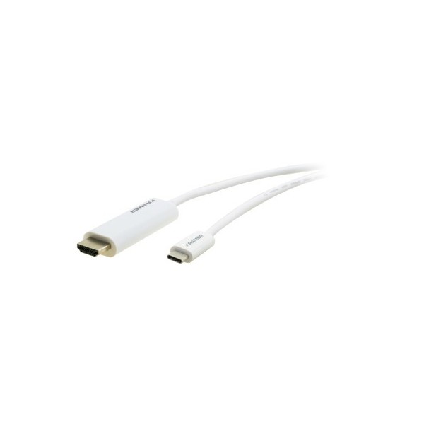 Comprar KRAMER 1362847 Kramer Electronics C-USBC/HM15 adaptador de cable de vídeo 4,6 m HDMI tipo A (Estándar) Blanco 99-9721121