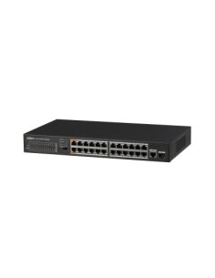 Comprar DAHUA 1362064 (DH-PFS3125-24ET-190) DAHUA SWITCH POE 24 PUERTOS + 1 GIGABIT COMBO RJ45/SFP 1.0.01.20.10369