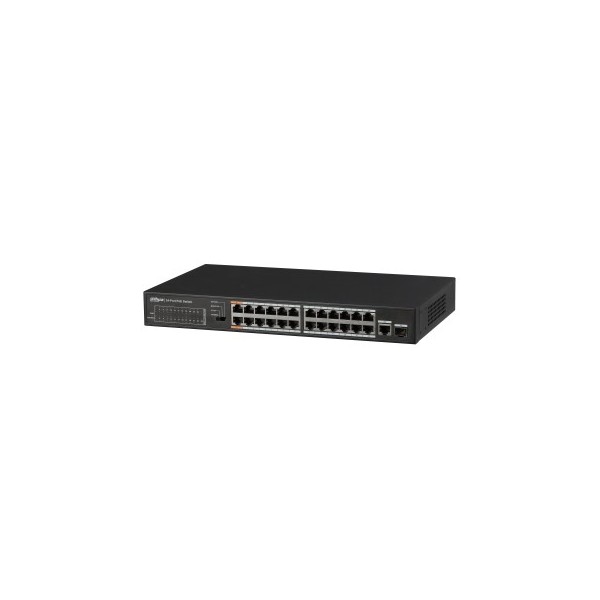 Comprar DAHUA 1362064 (DH-PFS3125-24ET-190) DAHUA SWITCH POE 24 PUERTOS + 1 GIGABIT COMBO RJ45/SFP 1.0.01.20.10369
