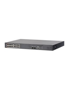 Comprar DAHUA 1362063 DAHUA - DH-PFS4218-16GT-240 - SWITCH POE 16 PUERTOS GIGABIT + 2 SFP UPLINK GIGABIT 240W 802.3AT MANEJABLE 