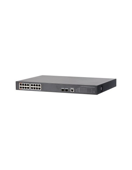 Comprar DAHUA 1362063 DAHUA - DH-PFS4218-16GT-240 - SWITCH POE 16 PUERTOS GIGABIT + 2 SFP UPLINK GIGABIT 240W 802.3AT MANEJABLE 