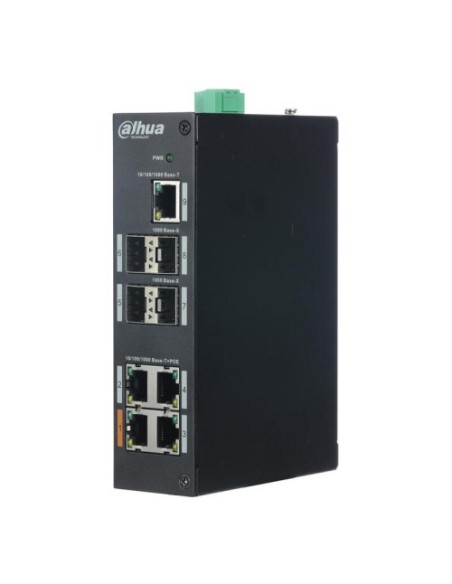Comprar DAHUA 1362061 (DH-PFS3409-4GT-V2) DAHUA SWITCH INDUSTRIAL L2 4 PUERTOS +1 UPLINK GIGABIT + 4 SFP 1.0.01.20.10743