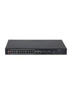 Comprar DAHUA 1362060 (DH-PFS4226-24ET-360-V3) DAHUA SWITCH L2 HI-POE 2.0 GESTIONABLE 24 PUERTOS 10/100 + 2 UPLINK COMBO GIGABIT
