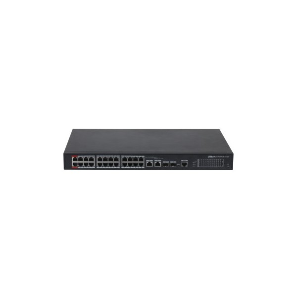 Dahua 1362060 1.0.01.20.10735 (DH-PFS4226-24ET-360-V3) Dahua Switch L2 Hi-PoE 2.0 Gerente 24 portas 10/100 + 2 uplink combo