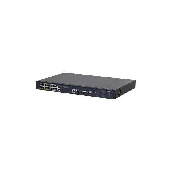 Comprar DAHUA 1362055 (DH-LR2218-16ET-240-V2) DAHUA SWITCH L2 EPOE GESTIONABLE 16 PUERTOS 10/100 (8 EPOE/EOC + 8 POE) + 2 UPLINK